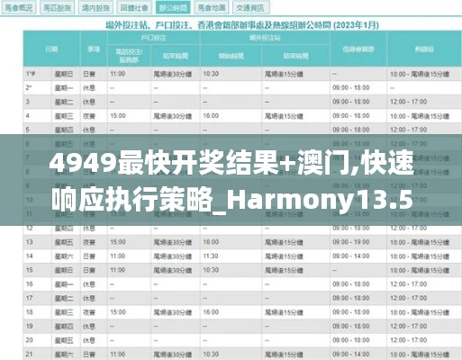 4949最快开奖结果+澳门,快速响应执行策略_Harmony13.549-3