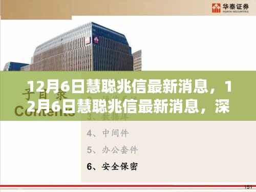 深度解读慧聪兆信最新观点，12月6日消息速递