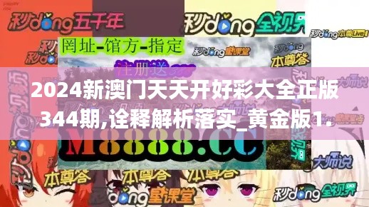 2024新澳门天天开好彩大全正版344期,诠释解析落实_黄金版1.219