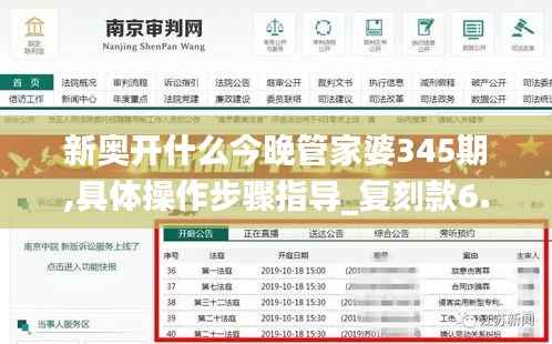 新奥开什么今晚管家婆345期,具体操作步骤指导_复刻款6.372