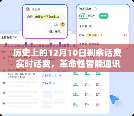实时监控,智能通讯新纪元,12月10日开启剩余话费新篇章