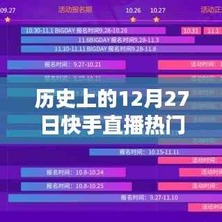 快手直播热门内容回顾,历史上的十二月二十七日精彩瞬间