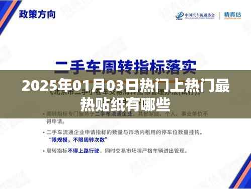 2025年元旦热门贴纸盘点