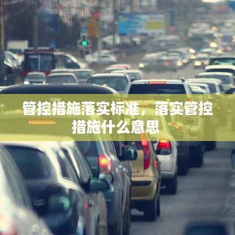 管控措施落实标准,落实管控措施什么意思