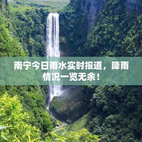 南宁今日雨水实时报道,降雨情况一览无余!